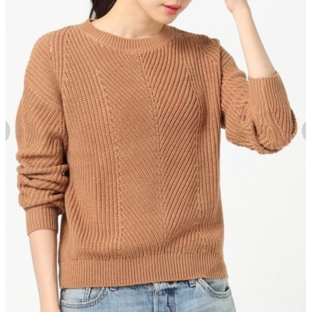 Iena Slobe Japan luxury brand brown knit sweater small